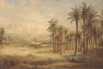 A View of Philae landscape Edward Lear Oil Paintings